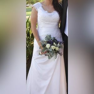 David’s Bridal wedding dress